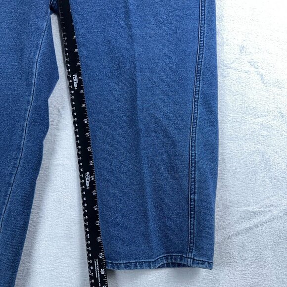 Dream Jeannes By Quacker Factory Capri Jeans High Rise Women's Blue Size 18W - Picture 10 of 12